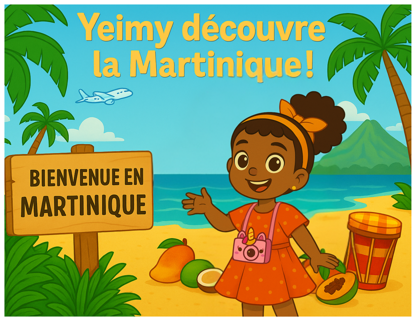 Yeimy découvre la Martinique