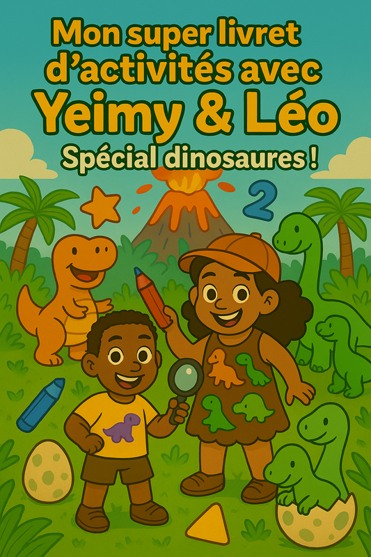 Le Grand Cahier d’Aventures de Yeimy & Léo – Spécial Dinosaures